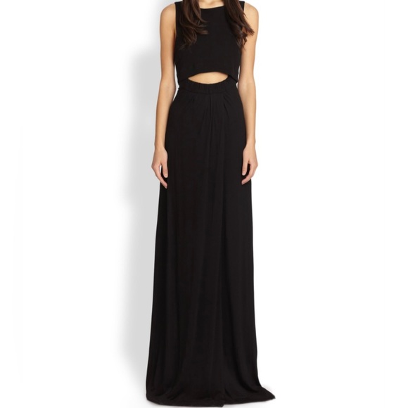 A.L.C. Dresses & Skirts - ALC Hilseth Long Peekaboo Maxi Dress in Black size Medium